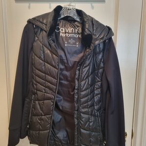 Calvin Klein Performance Women's Black Puffer Jacket SIZE M